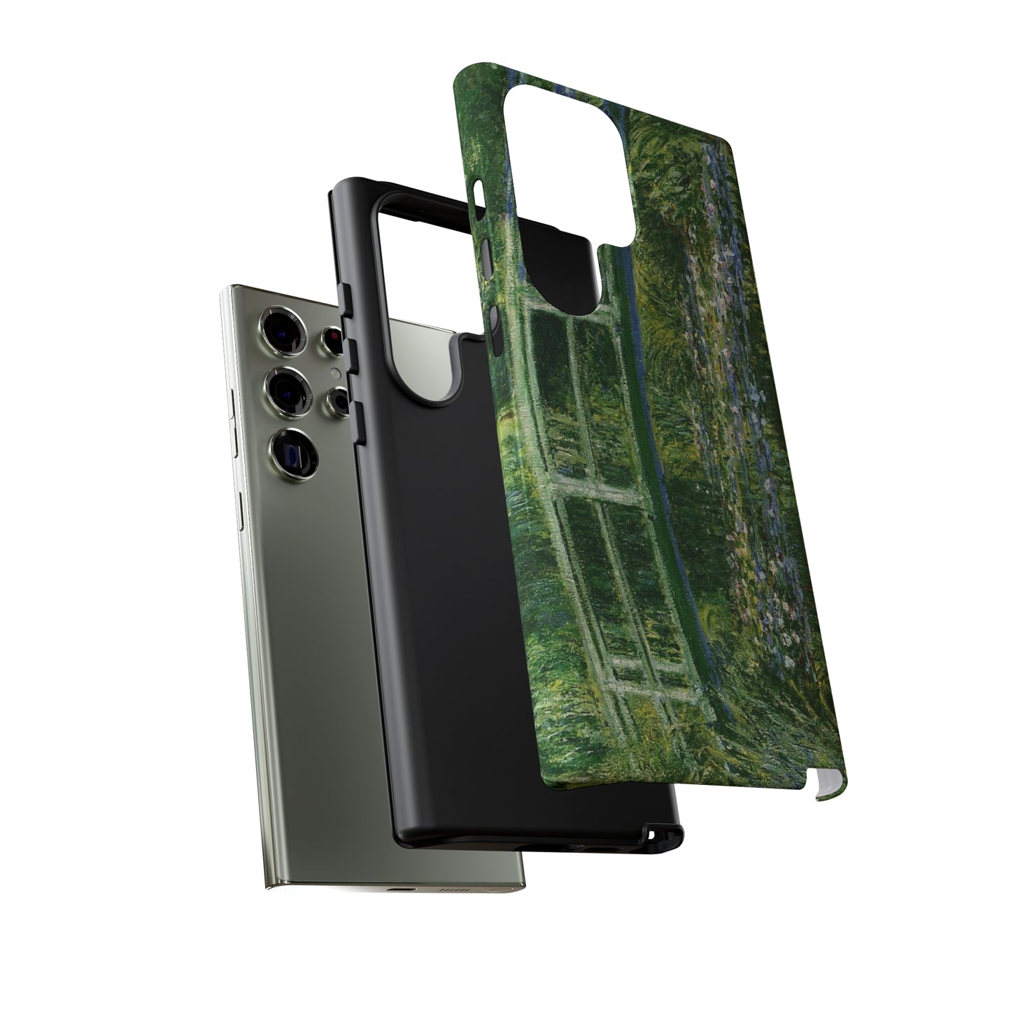 Water Lilies and a Japanese Bridge by Claude Monet - Cell Phone Case
