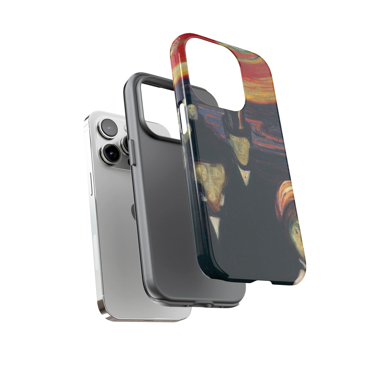 Anxiety by Edvard Munch - Cell Phone Case