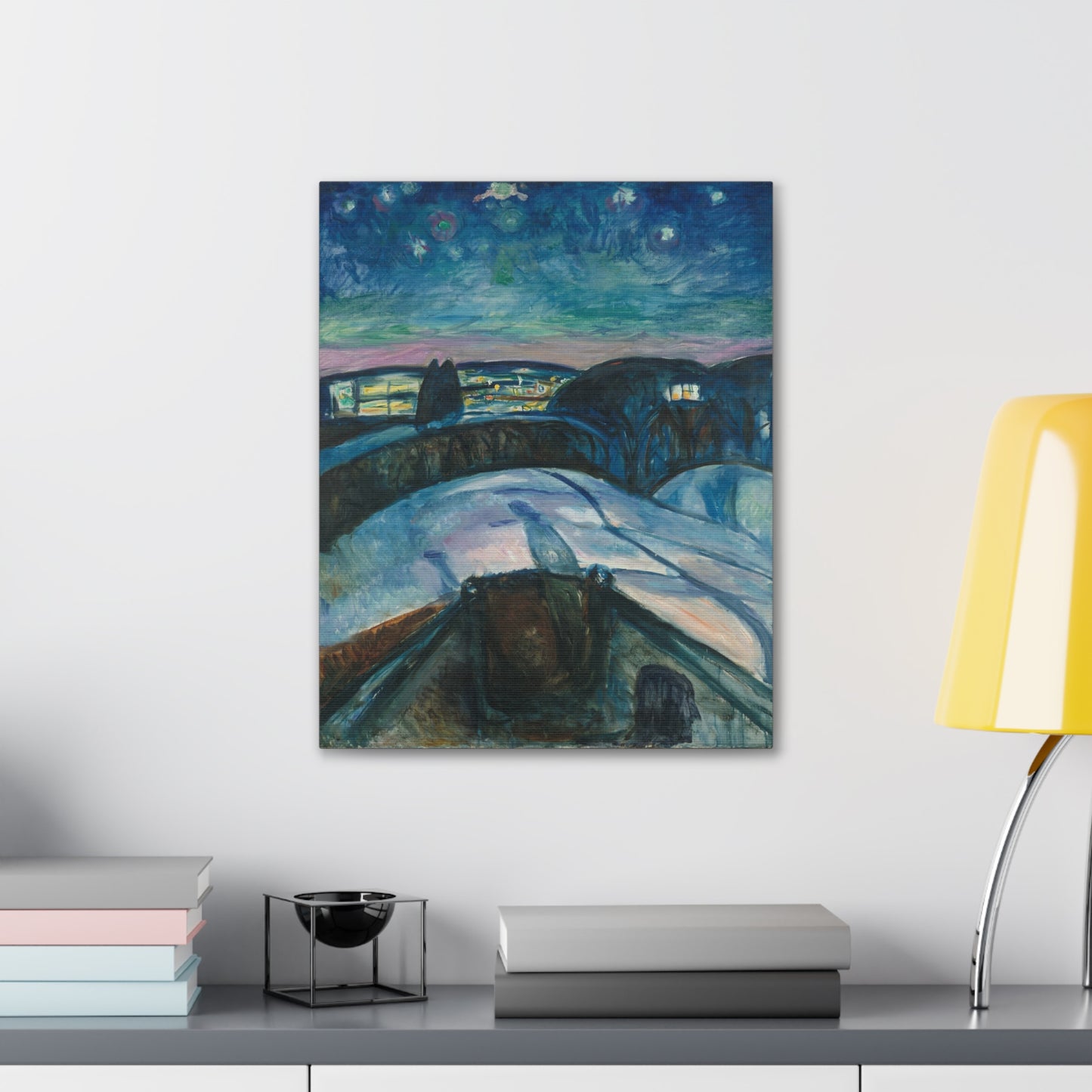 Starry Night by Edvard Munch - Canvas Print