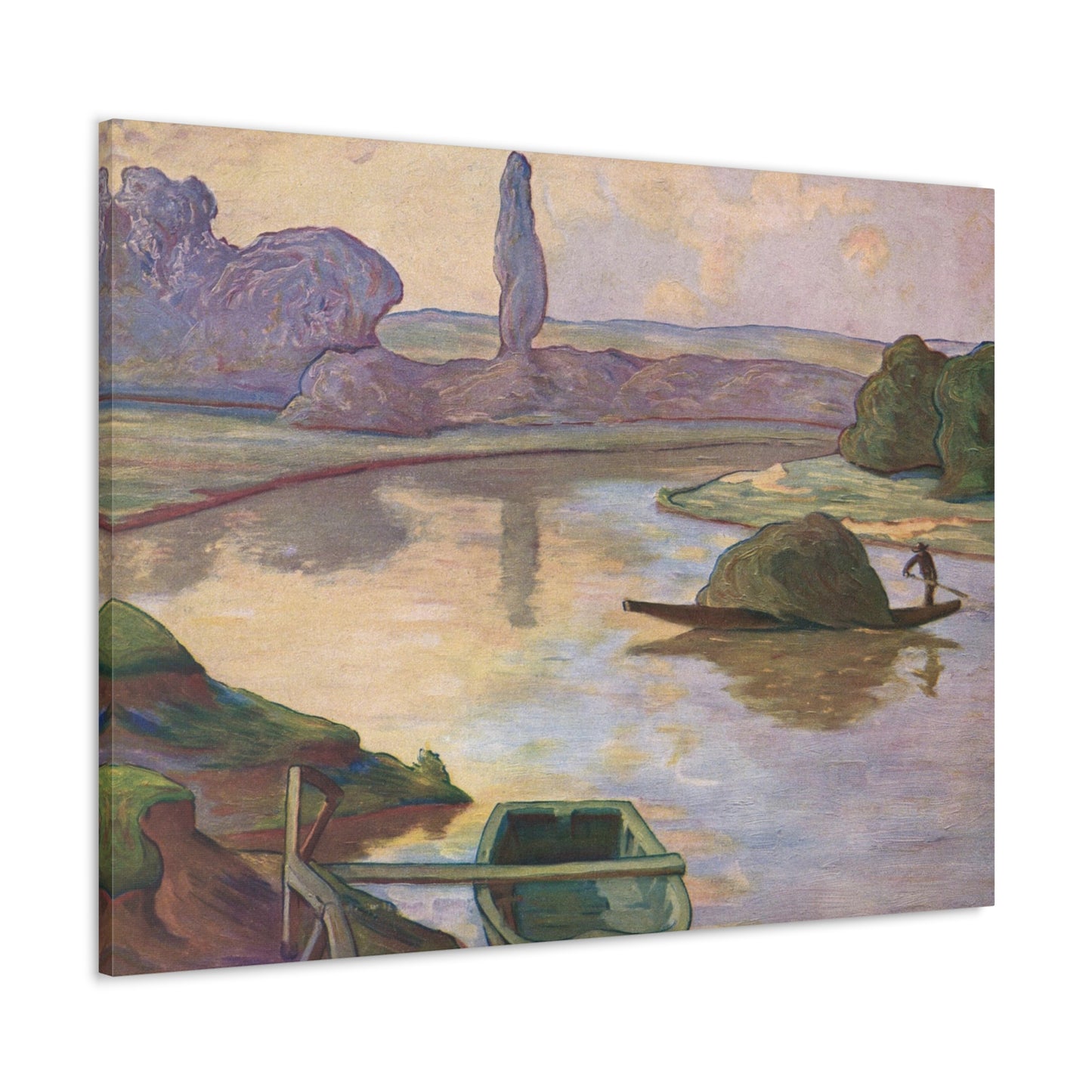 Islands in the Rhine river near to Strasbourg by Rene Schutzenberger - Canvas Print