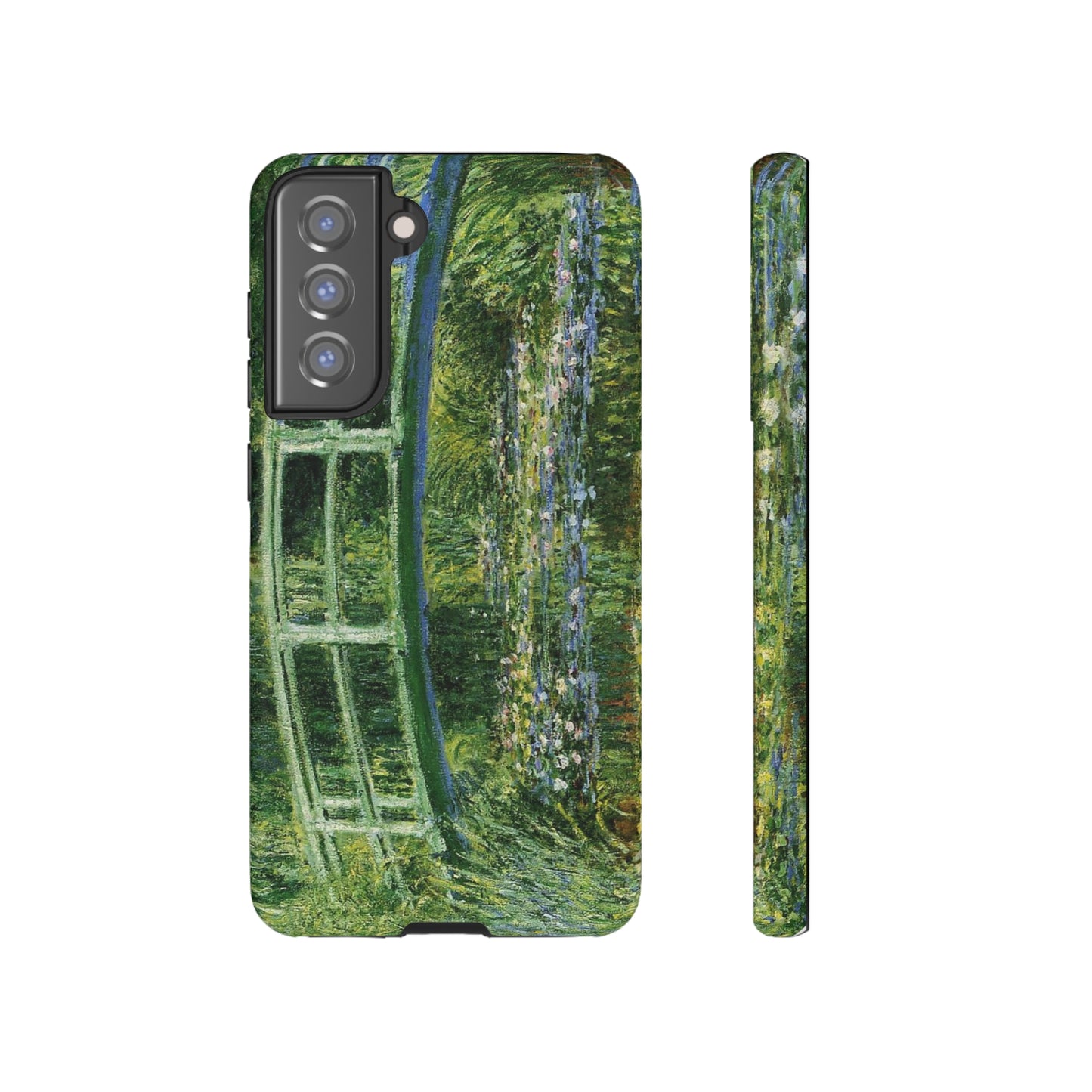 Water Lilies and a Japanese Bridge by Claude Monet - Cell Phone Case