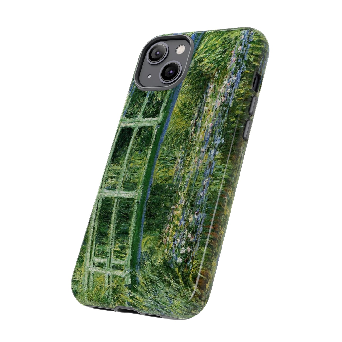 Water Lilies and a Japanese Bridge by Claude Monet - Cell Phone Case