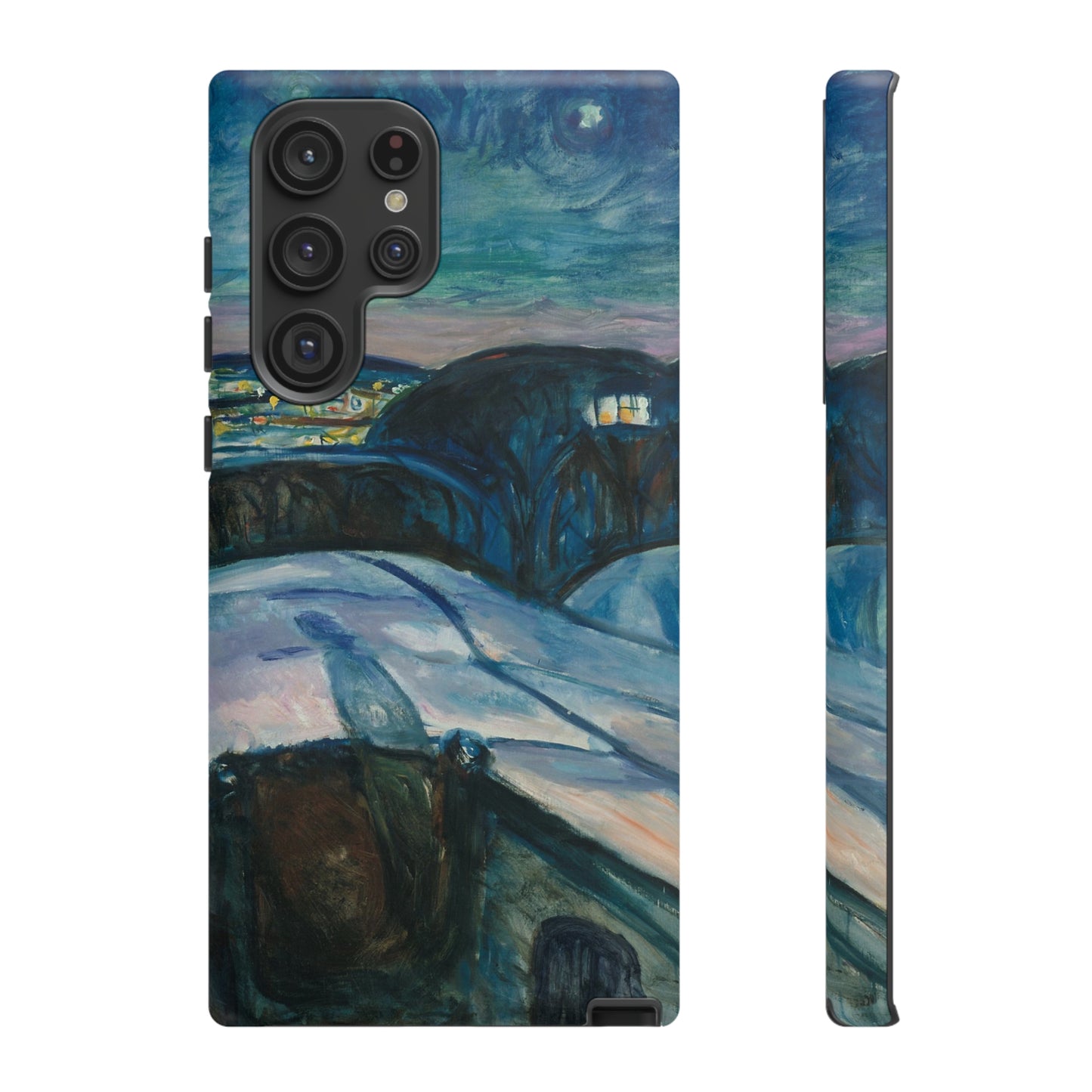 Starry Night by Edvard Munch - Cell Phone Case