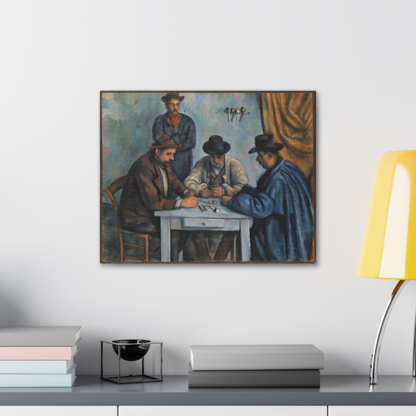 Les Joueurs de Cartes by Paul Cezanne - Canvas Print