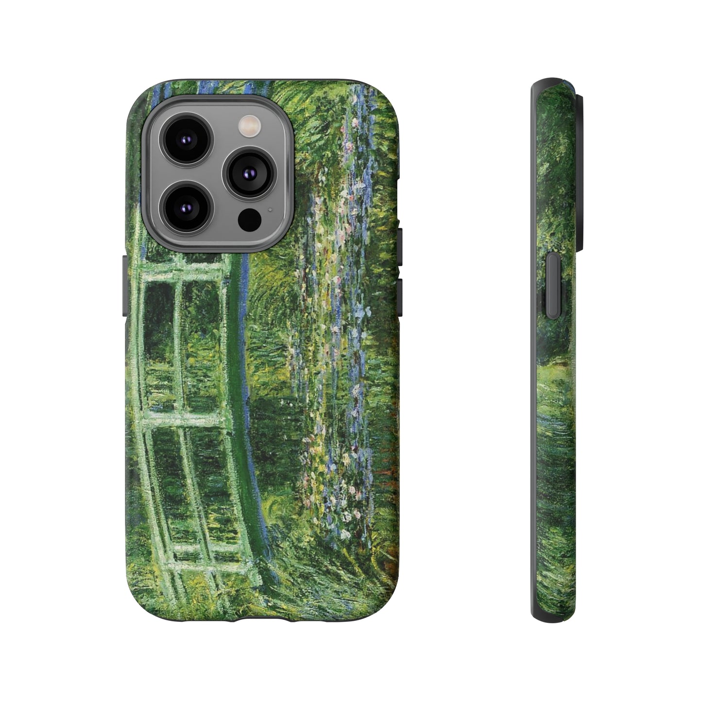 Water Lilies and a Japanese Bridge by Claude Monet - Cell Phone Case