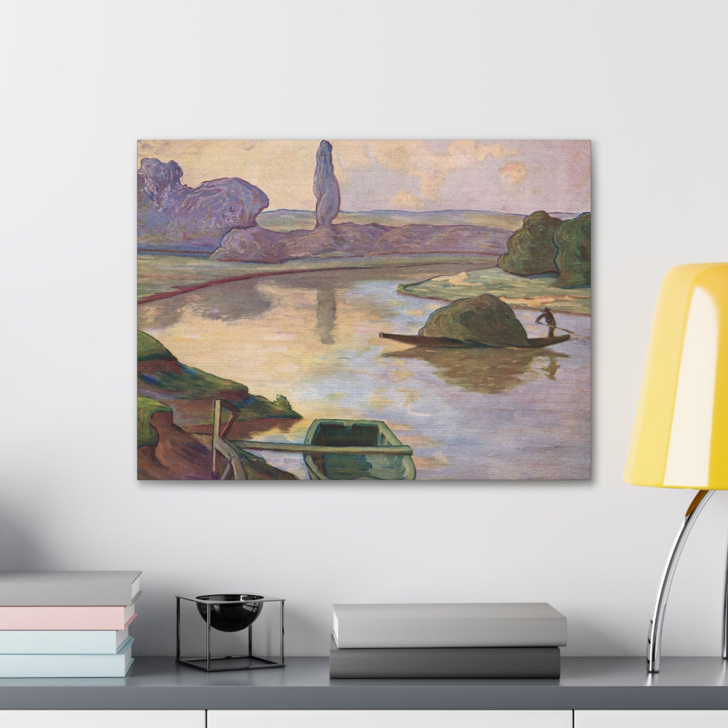 Islands in the Rhine river near to Strasbourg by Rene Schutzenberger - Canvas Print