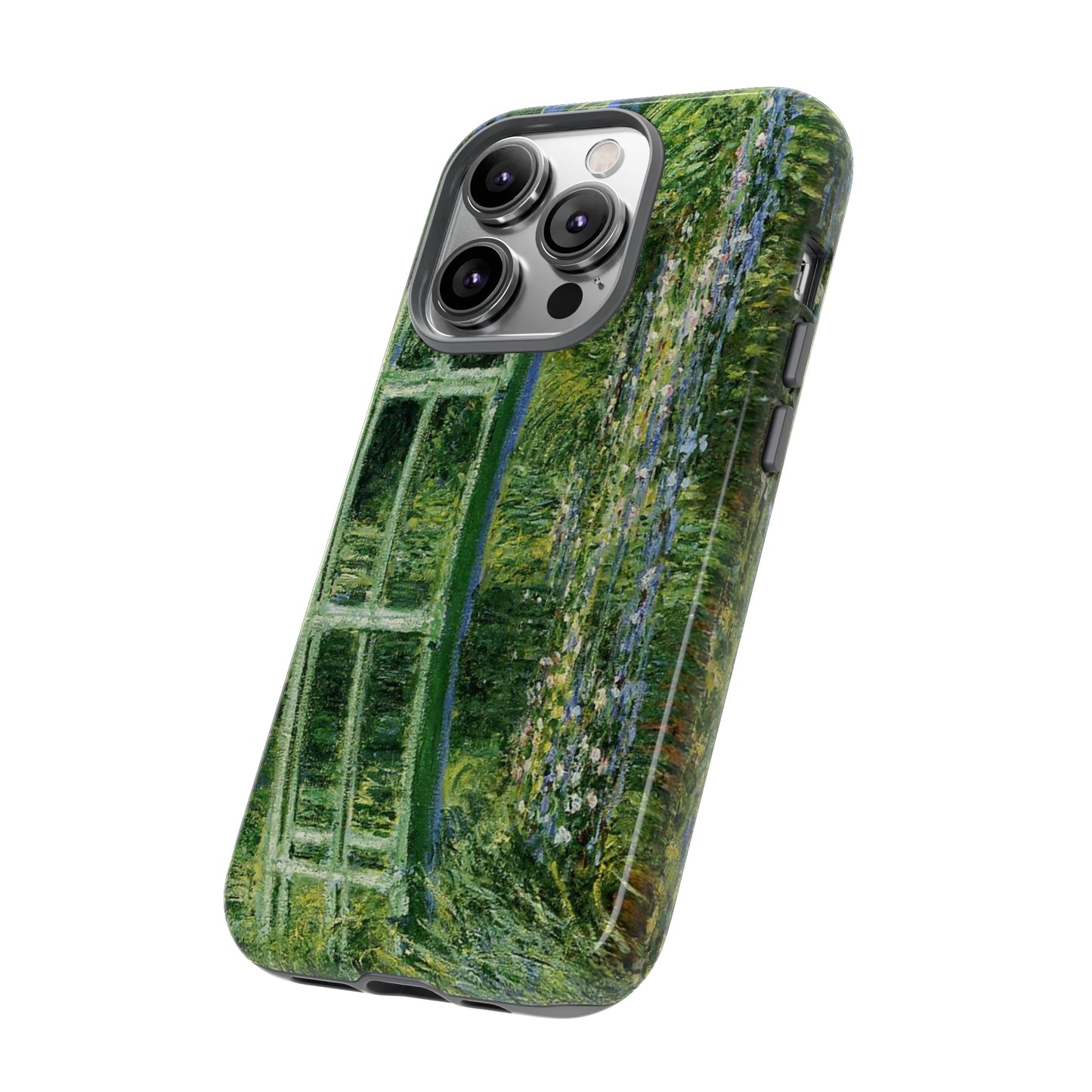 Water Lilies and a Japanese Bridge by Claude Monet - Cell Phone Case