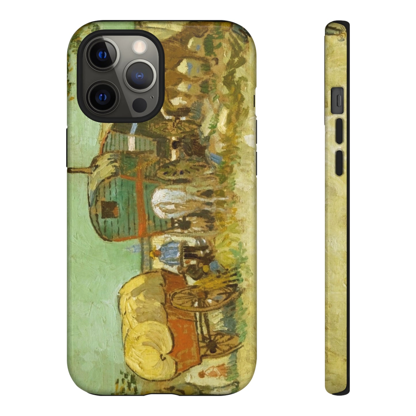 Encampment of Gypsies with Caravans by Vincent Van Gogh - Cell Phone Case