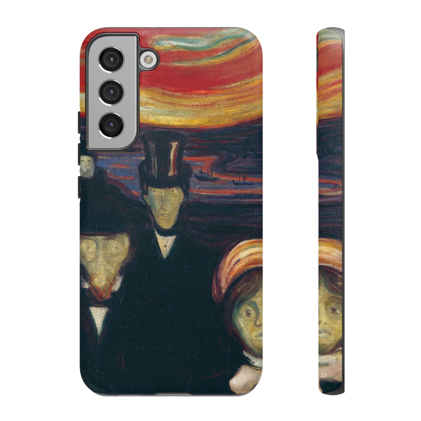 Anxiety by Edvard Munch - Cell Phone Case