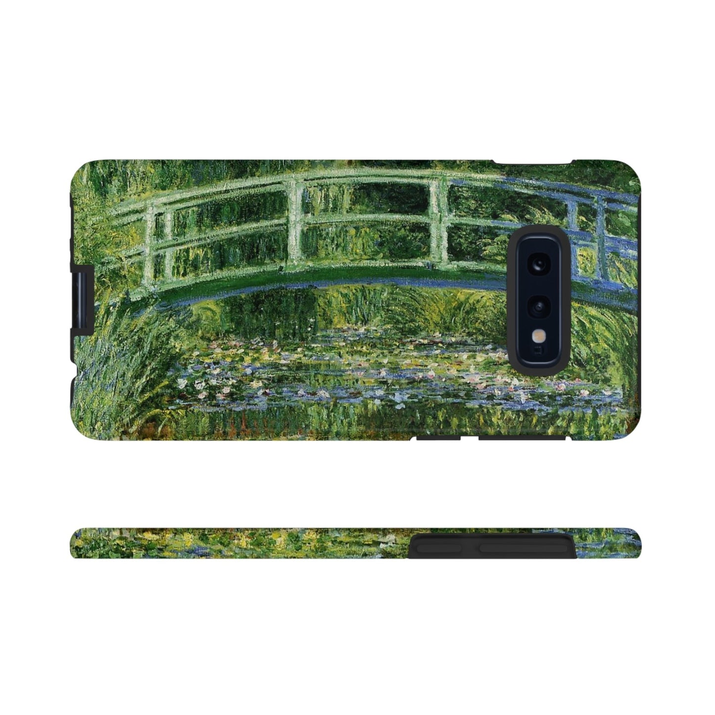 Water Lilies and a Japanese Bridge by Claude Monet - Cell Phone Case