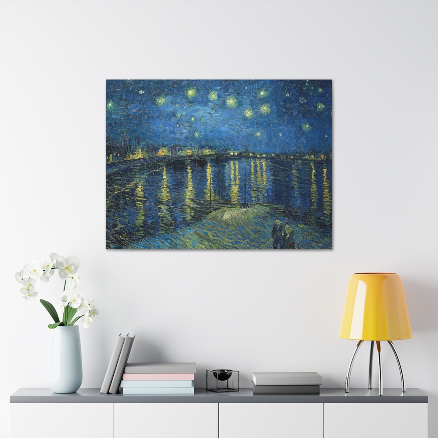 Starry Night Over the Rhone - By Vincent Van Gogh