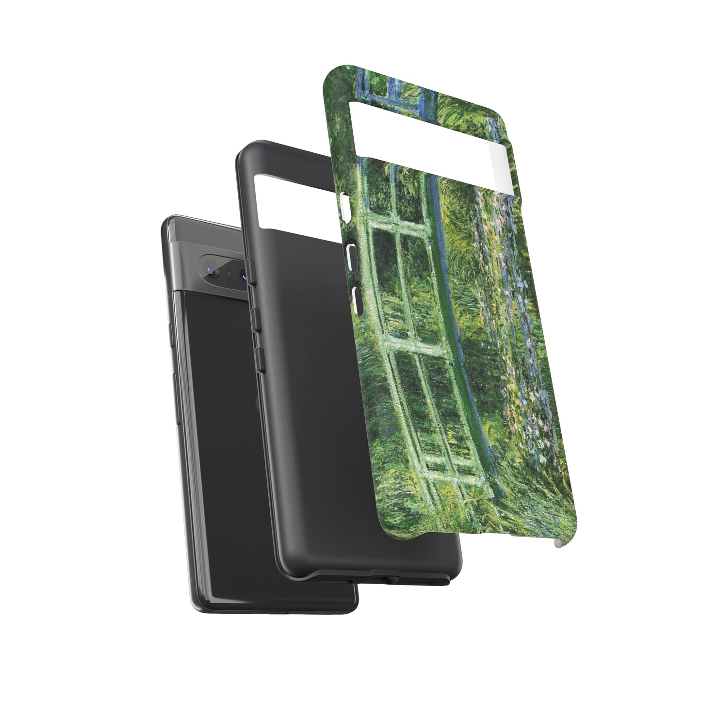 Water Lilies and a Japanese Bridge by Claude Monet - Cell Phone Case