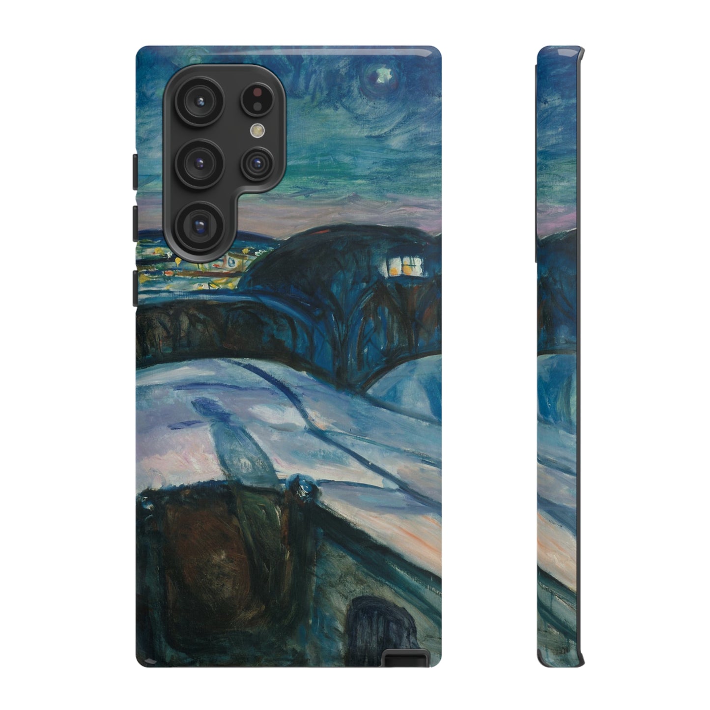 Starry Night by Edvard Munch - Cell Phone Case