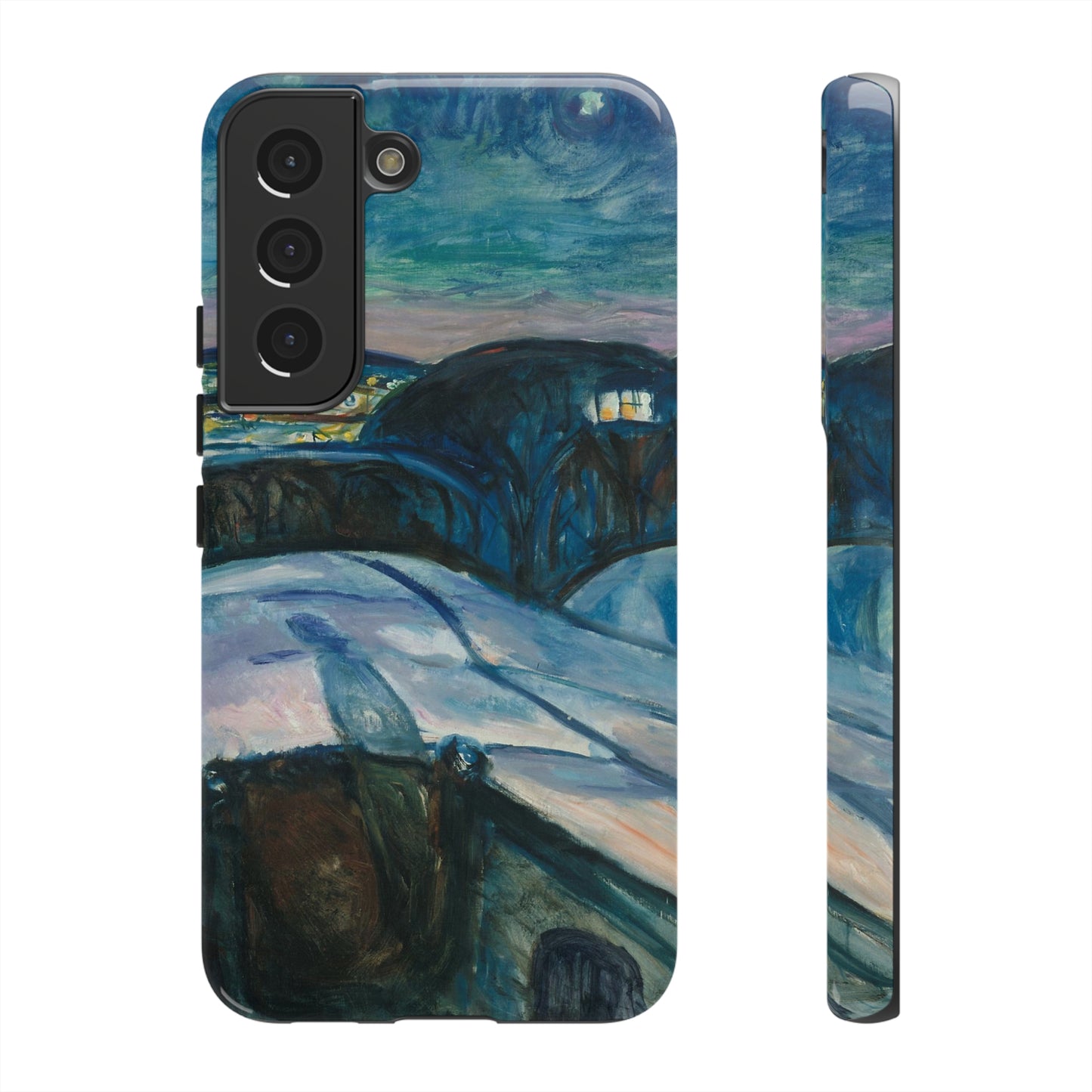 Starry Night by Edvard Munch - Cell Phone Case