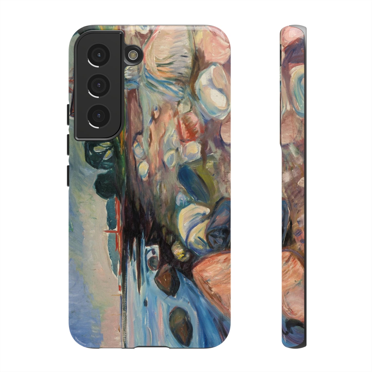 Shore with Red House by Edvard Munch - Cell Phone Case