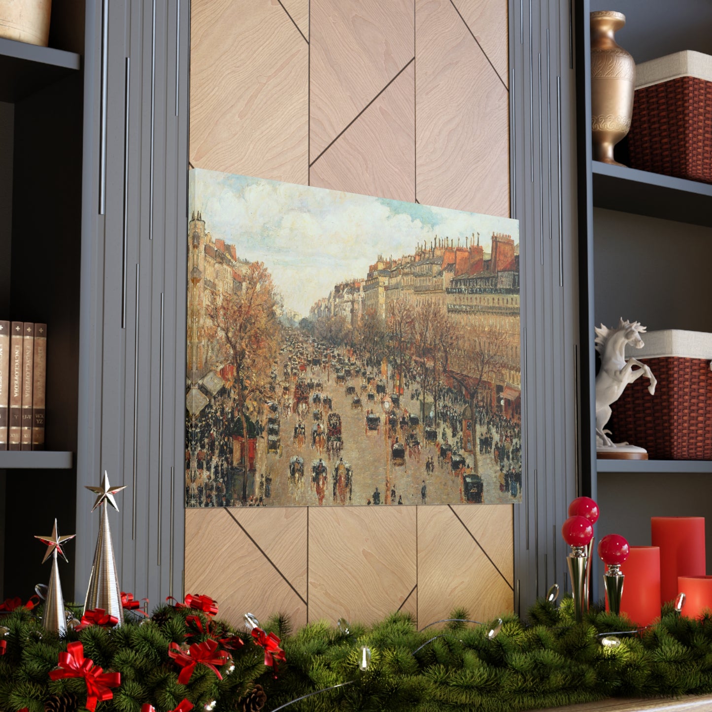 Boulevard Montmartre by Camille Pissarro - Canvas Print