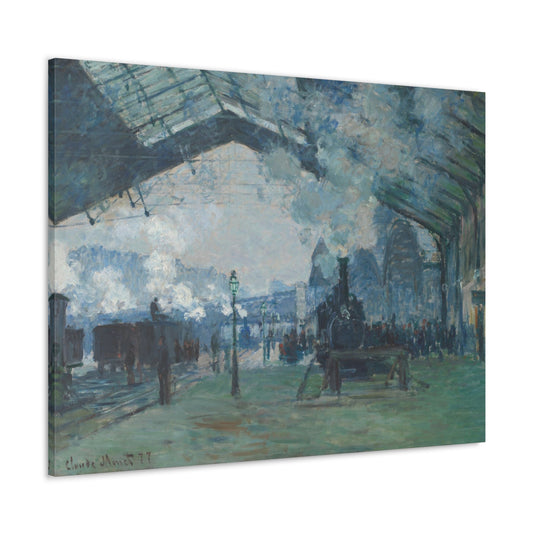 Arrival of the Normandy Train by Claude Monet