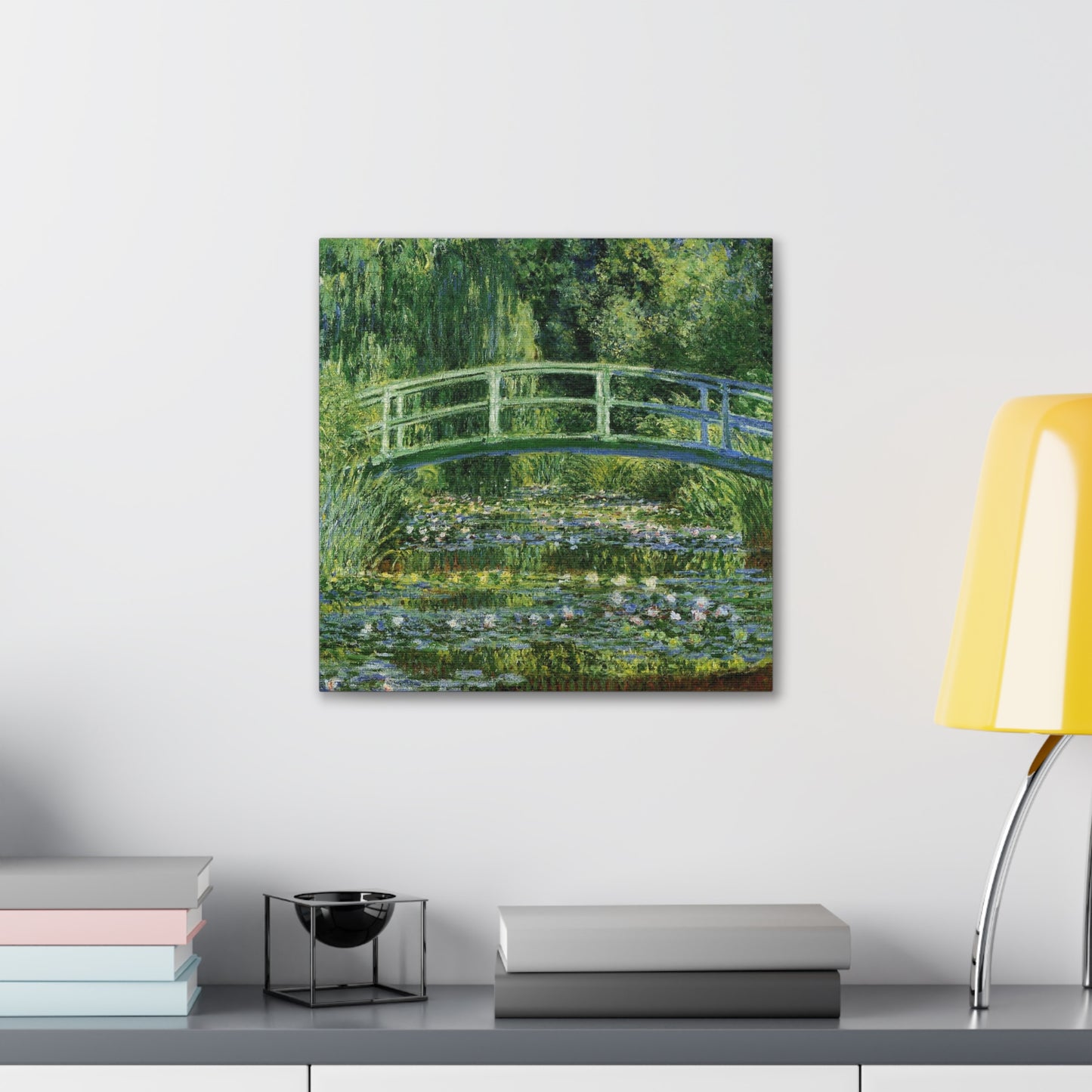 Water Lilies and Japanese Bridge by Claude Monet - Canvas Print