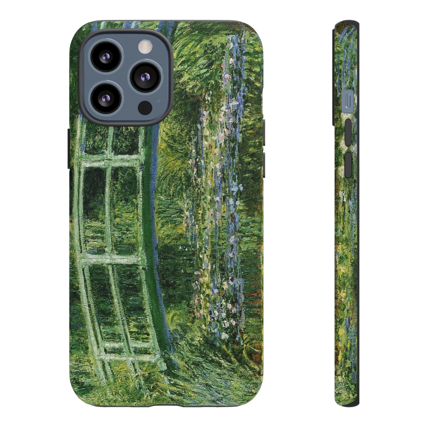 Water Lilies and a Japanese Bridge by Claude Monet - Cell Phone Case
