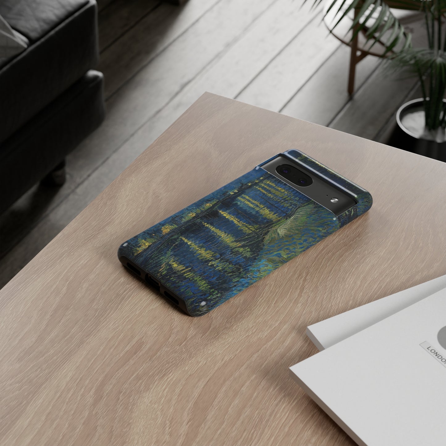 Starry Night over the Rhone by Vincent Van Gogh - Cell Phone Case