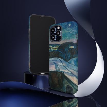 Starry Night by Edvard Munch - Cell Phone Case