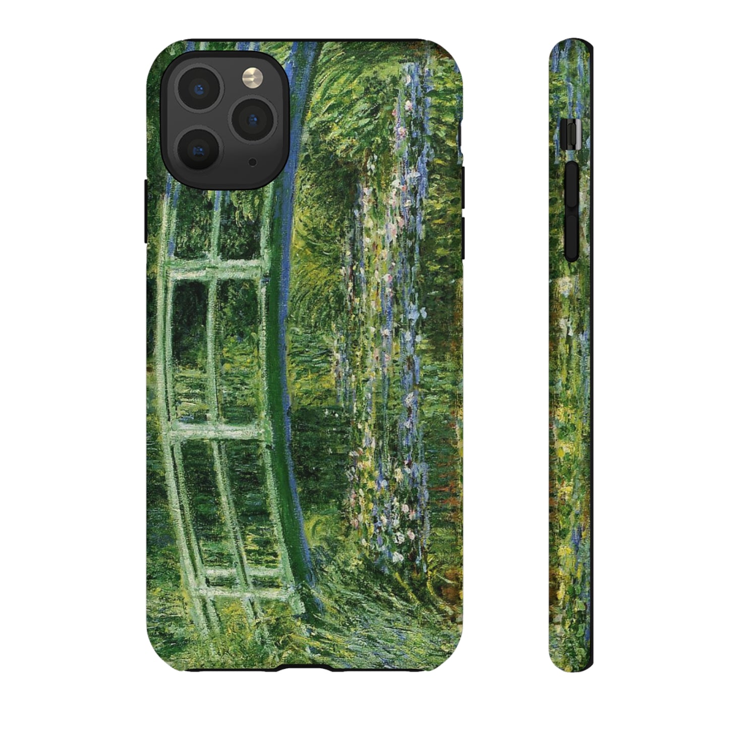Water Lilies and a Japanese Bridge by Claude Monet - Cell Phone Case