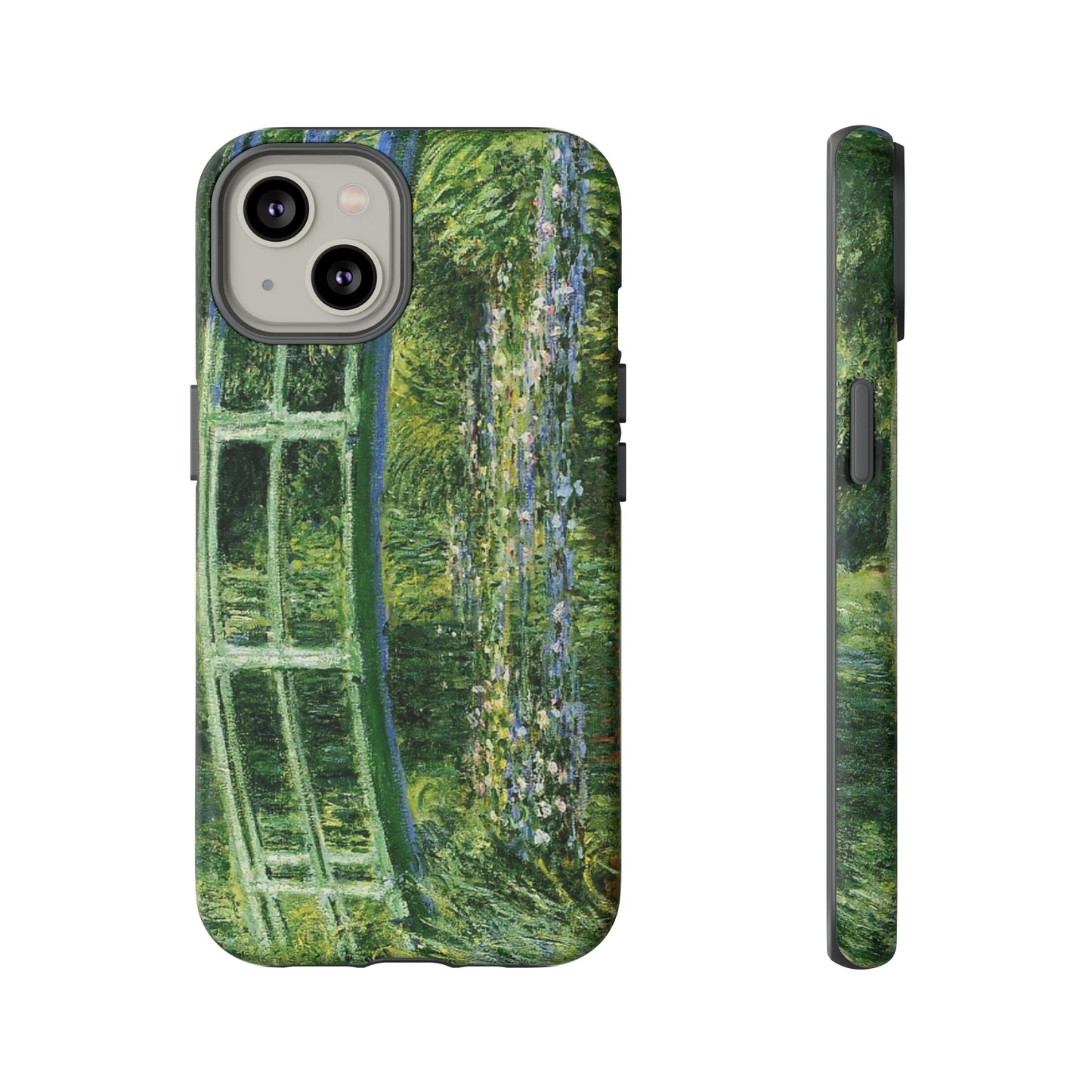 Water Lilies and a Japanese Bridge by Claude Monet - Cell Phone Case