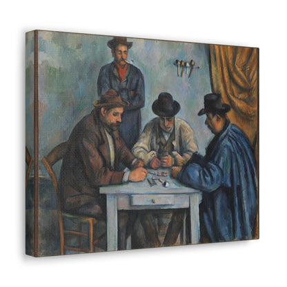 Les Joueurs de Cartes by Paul Cezanne - Canvas Print