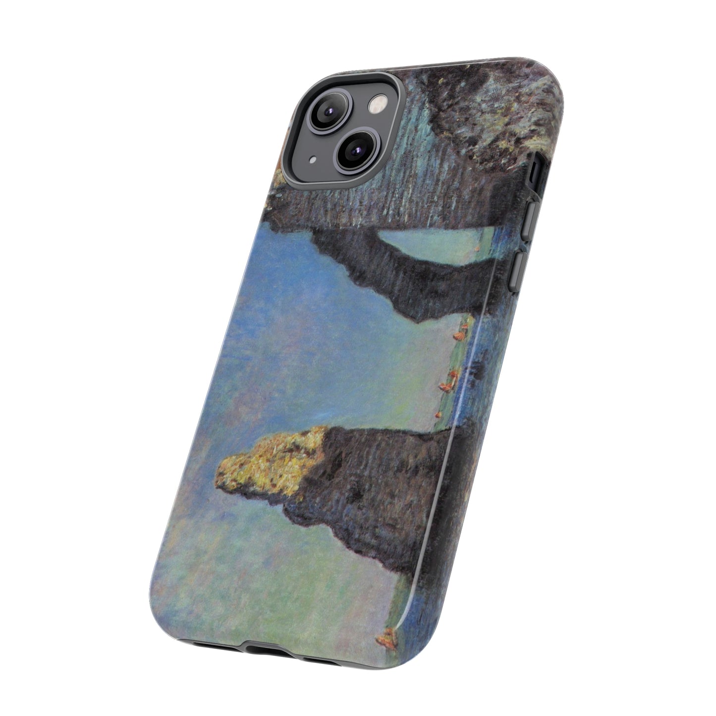 The Cliffs at Etretat by Claude Monet - Cell Phone Case