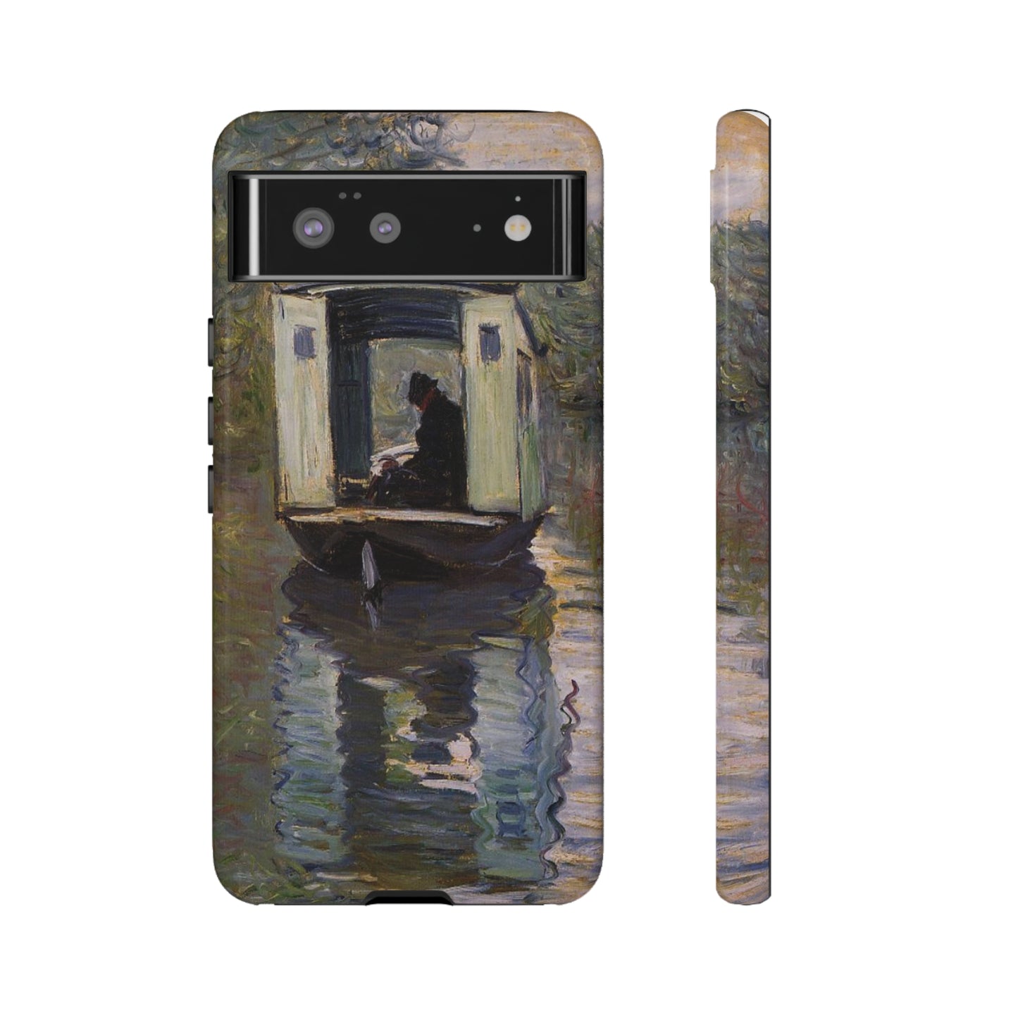 The Studio Boat by Claude Monet - Cell Phone Case