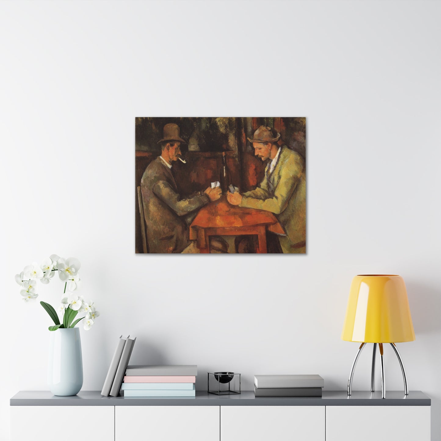The Card Players by Paul Cezanne - Canvas Print