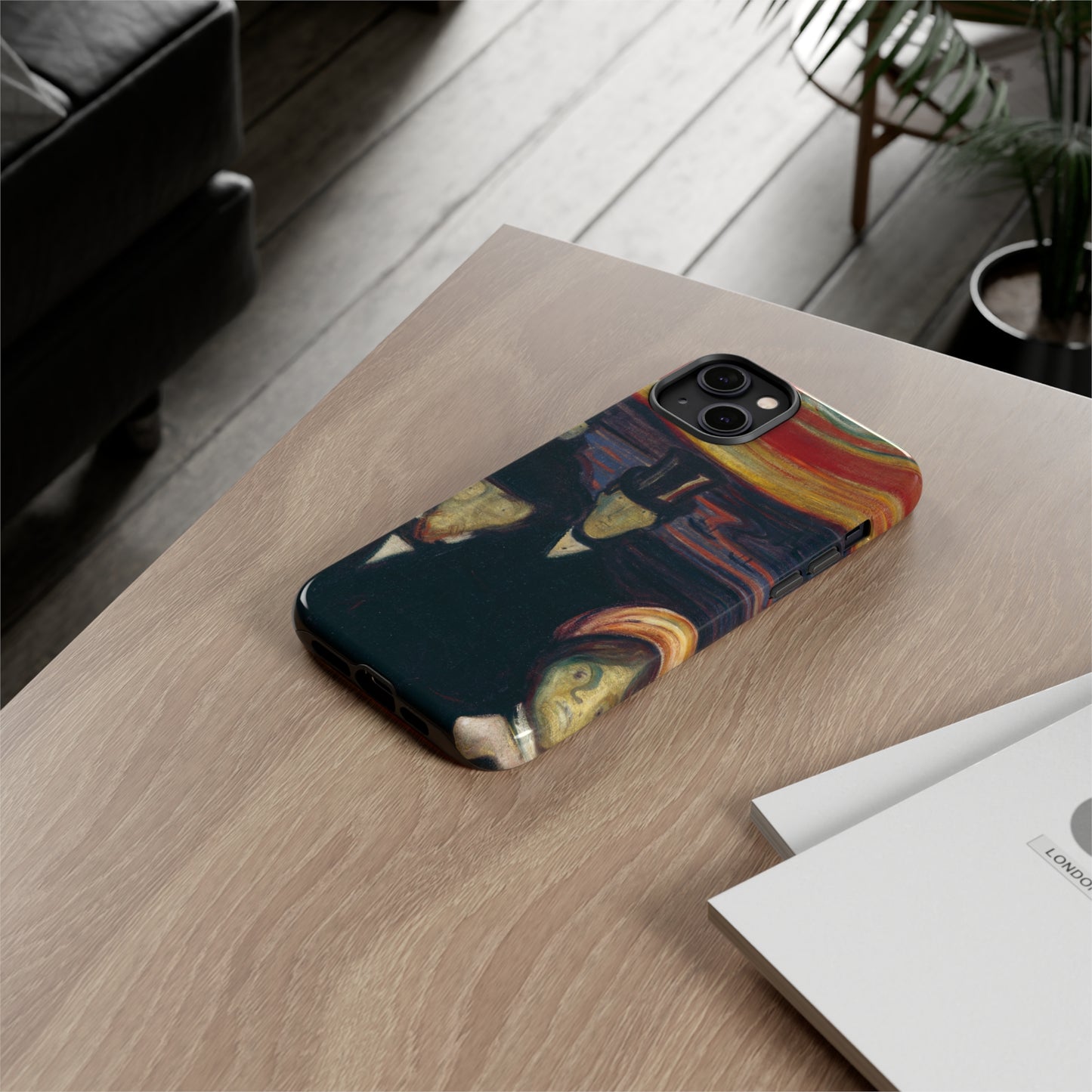 Anxiety by Edvard Munch - Cell Phone Case