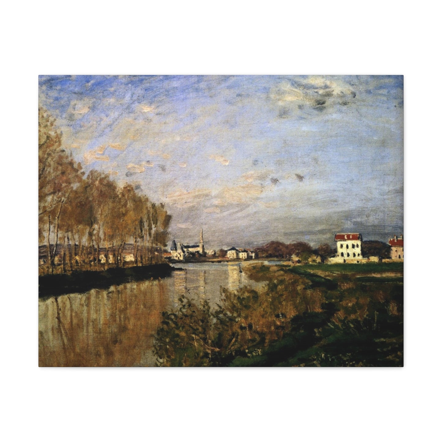 The Seine at Argenteuil by Claude Monet - Canvas Print