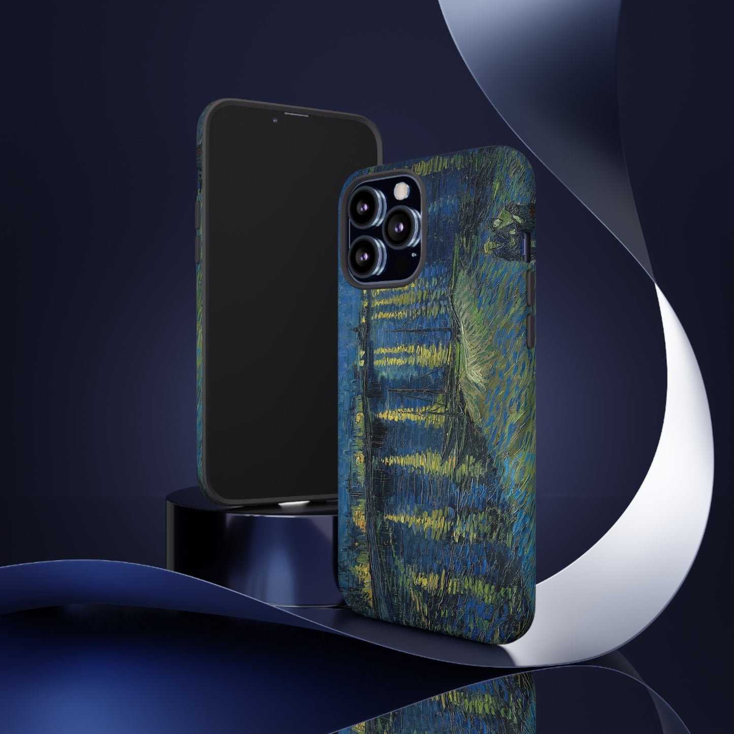 Starry Night over the Rhone by Vincent Van Gogh - Cell Phone Case