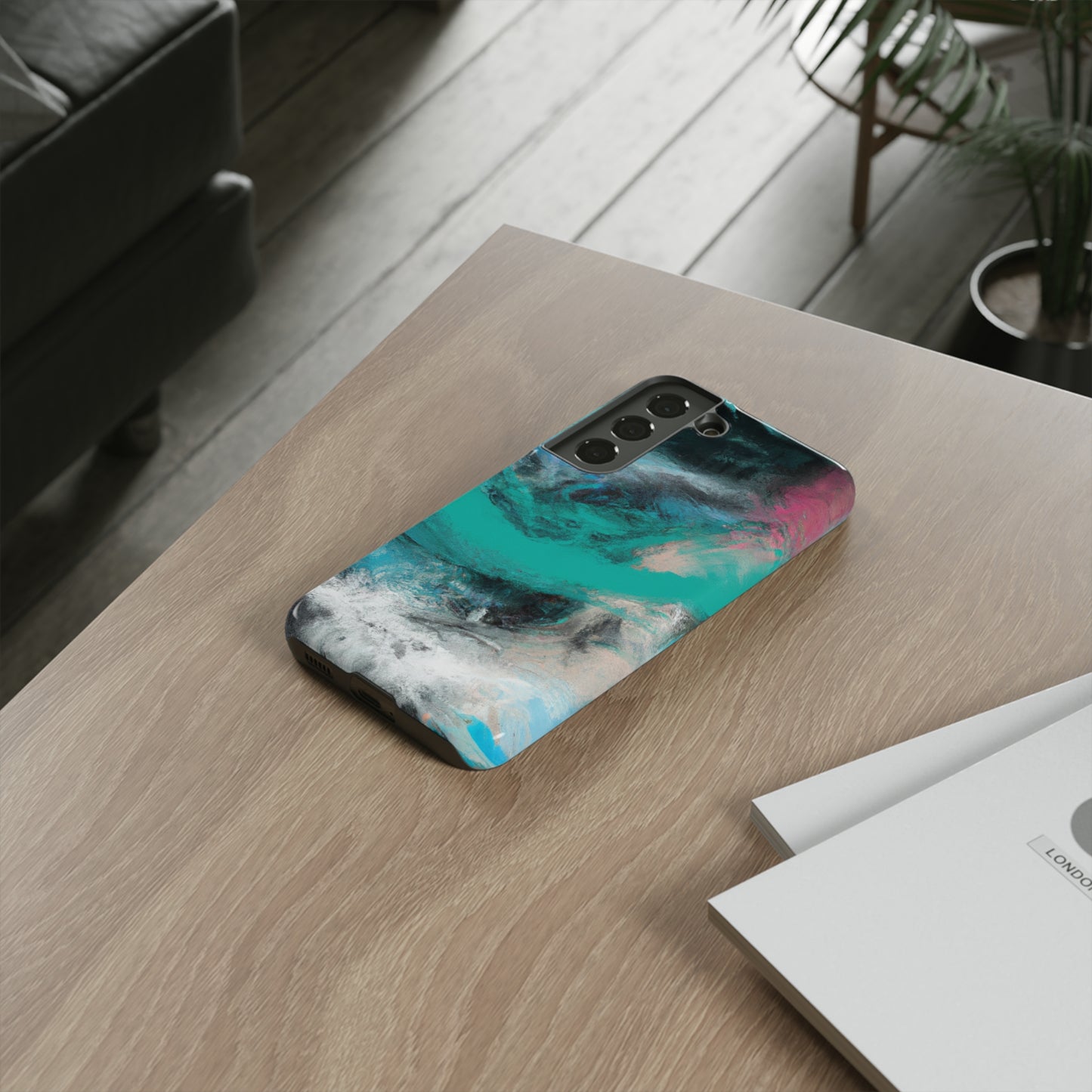 Troubled Sea AI generated - Cell Phone Case