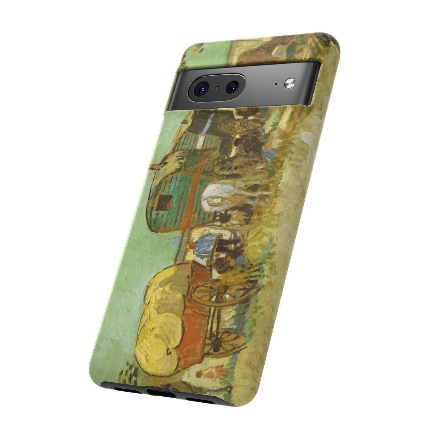 Encampment of Gypsies with Caravans by Vincent Van Gogh - Cell Phone Case