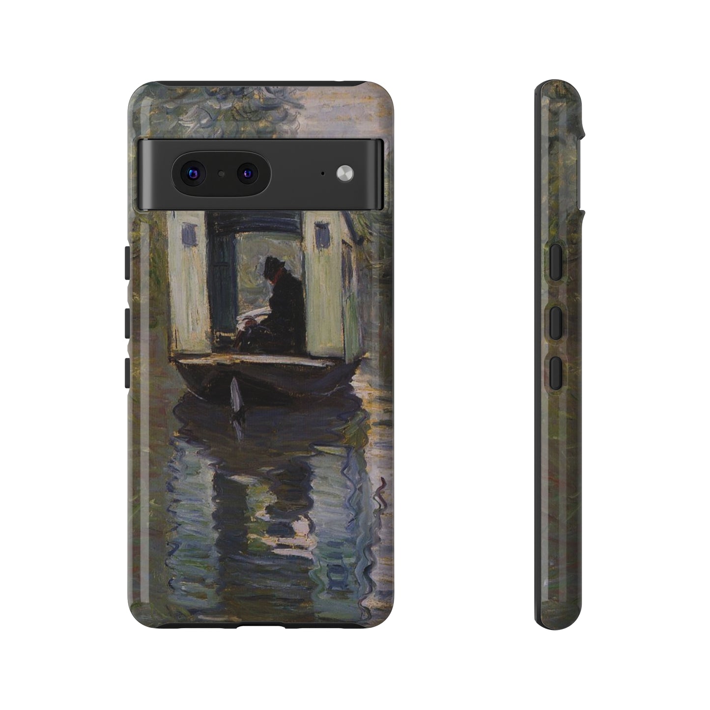 The Studio Boat by Claude Monet - Cell Phone Case