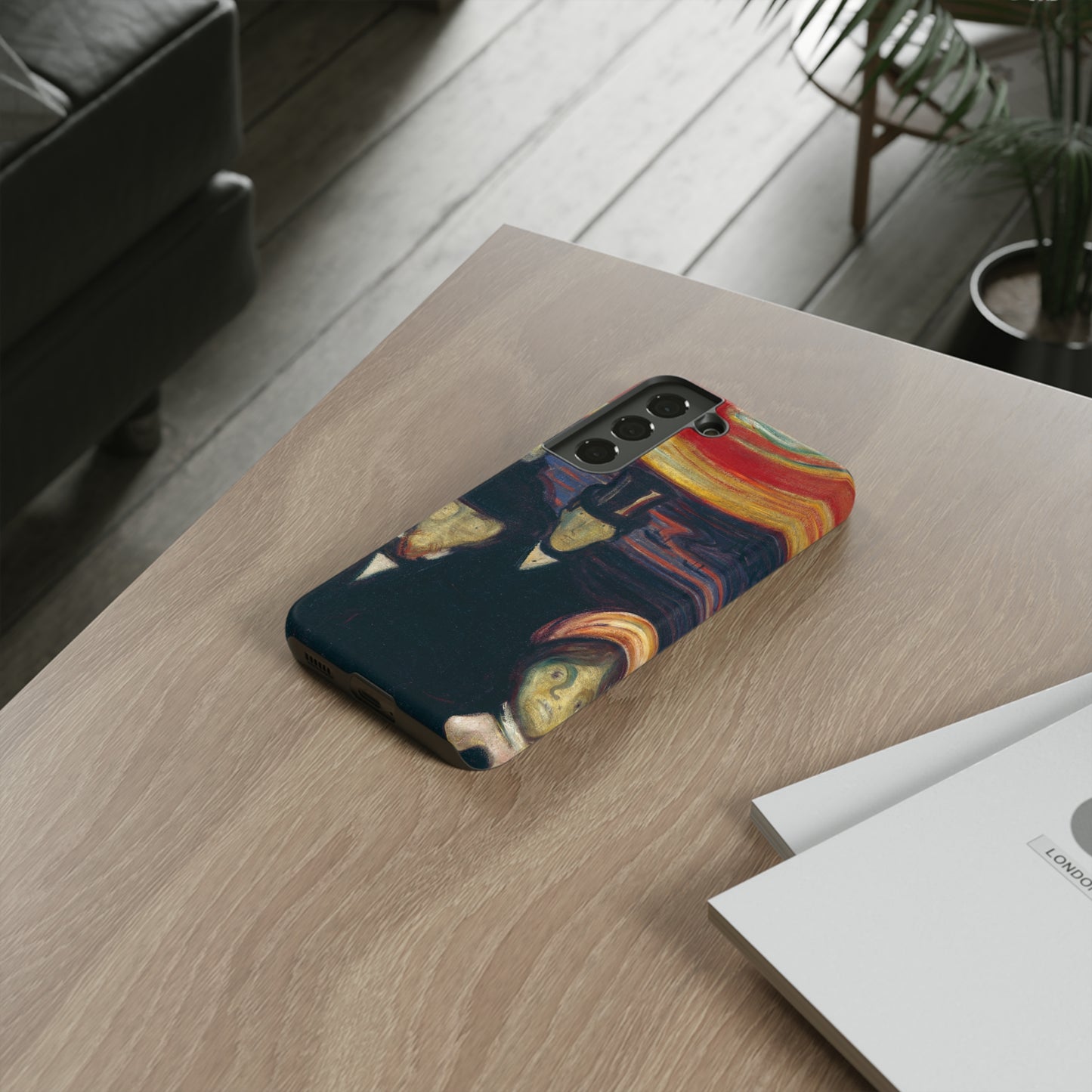 Anxiety by Edvard Munch - Cell Phone Case