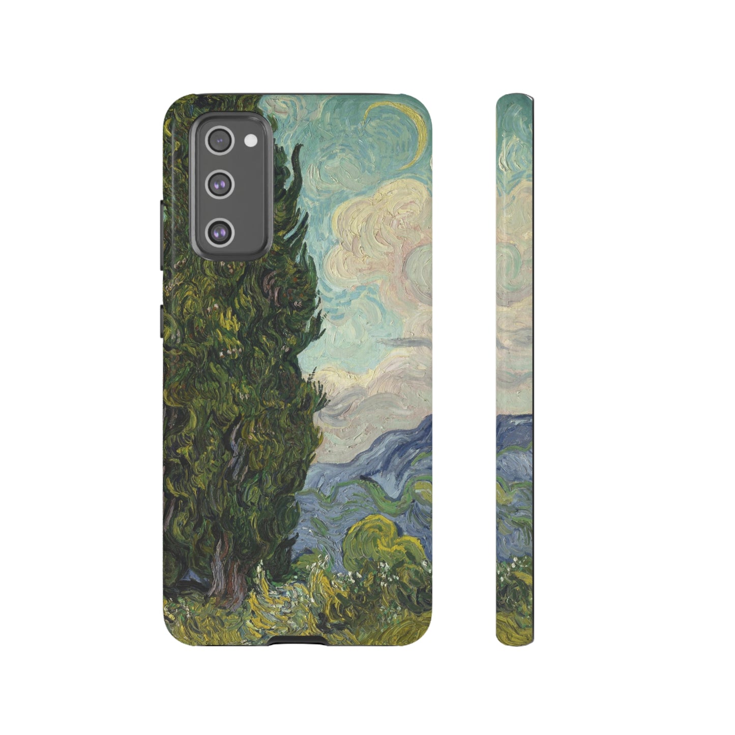 Cypresses by Vincent Van Gogh - Cell Phone Case