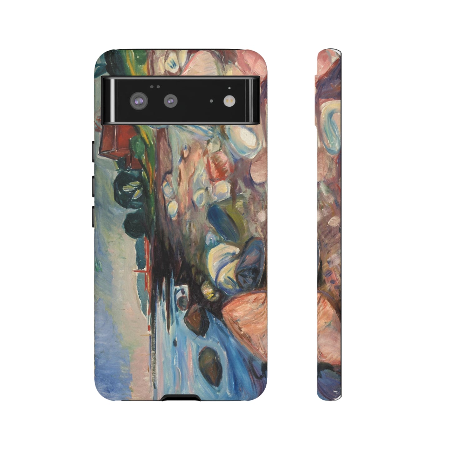 Shore with Red House by Edvard Munch - Cell Phone Case