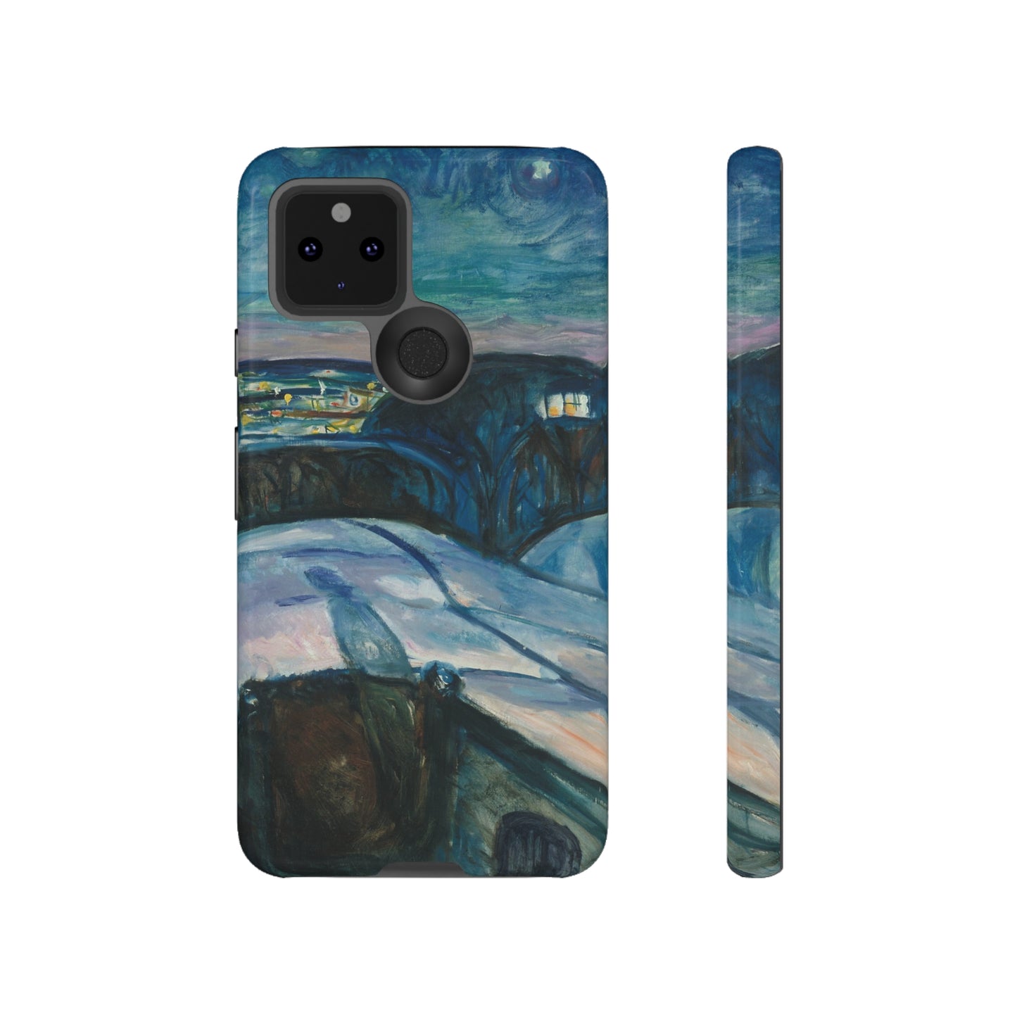 Starry Night by Edvard Munch - Cell Phone Case