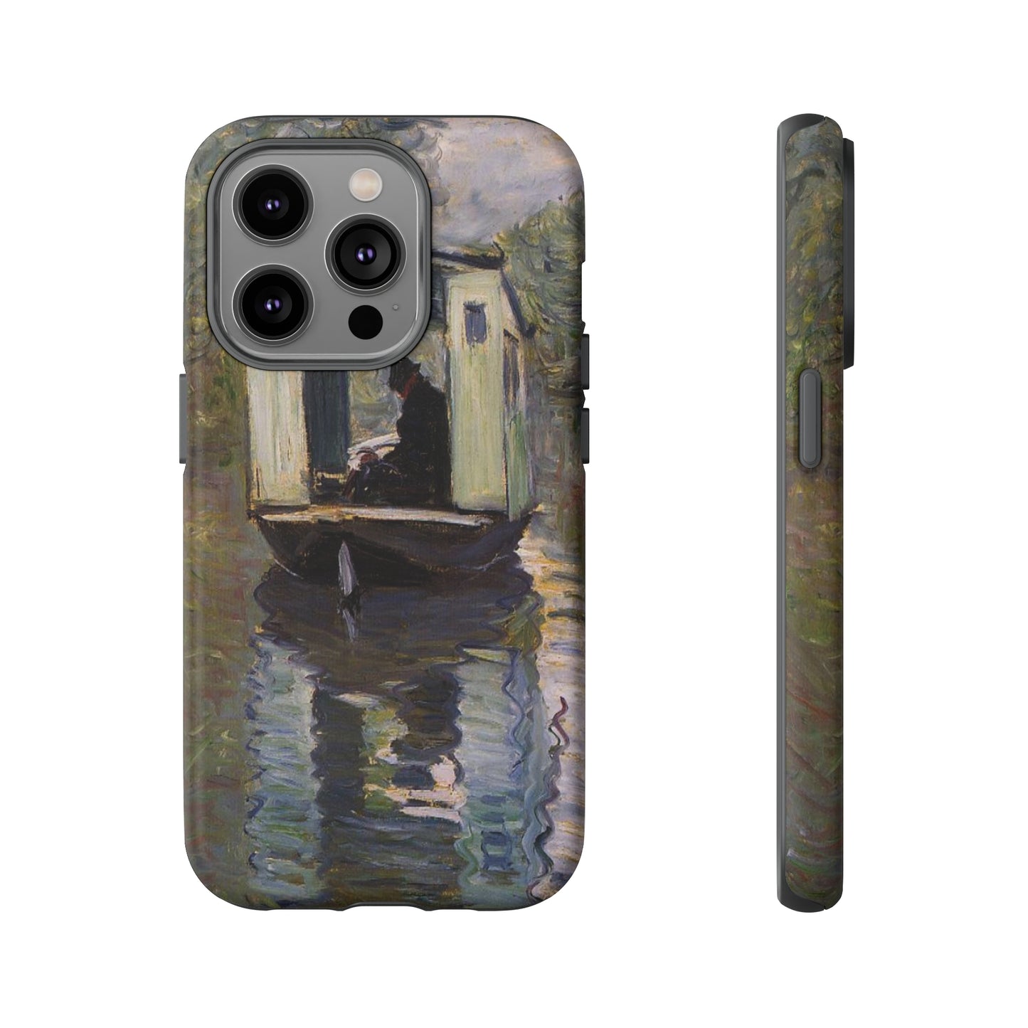 The Studio Boat by Claude Monet - Cell Phone Case