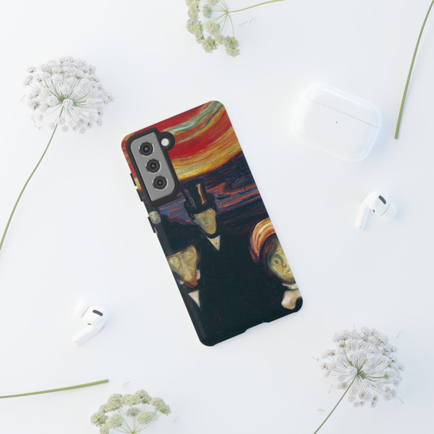 Anxiety by Edvard Munch - Cell Phone Case