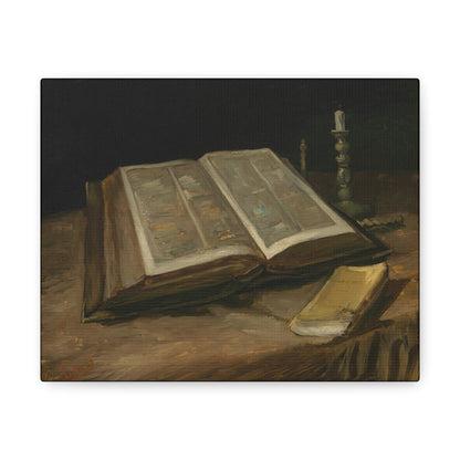 Stilleven Met Bijbel - by Vincent Van Gogh