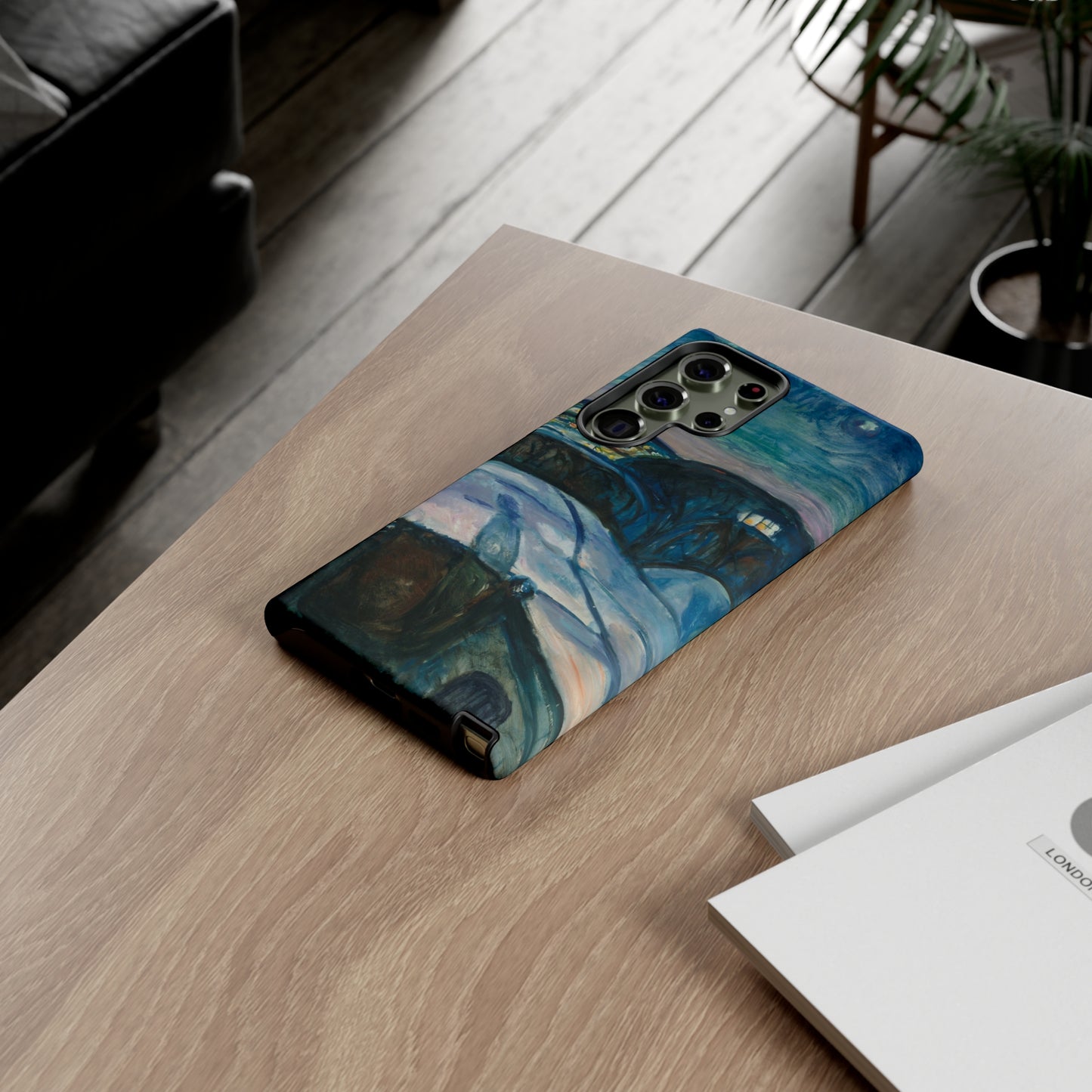 Starry Night by Edvard Munch - Cell Phone Case