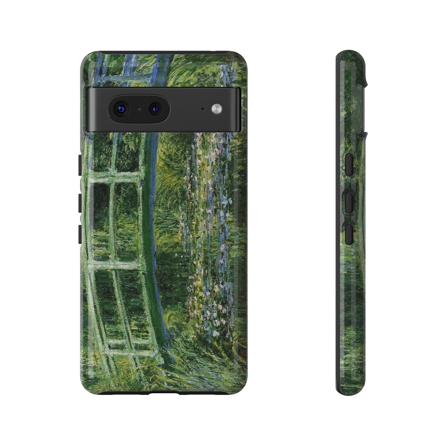 Water Lilies and a Japanese Bridge by Claude Monet - Cell Phone Case