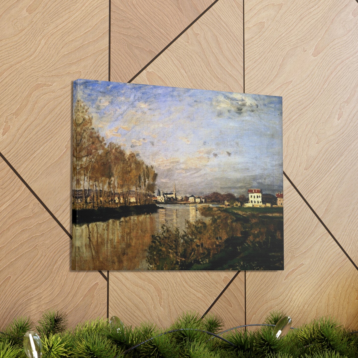 The Seine at Argenteuil by Claude Monet - Canvas Print