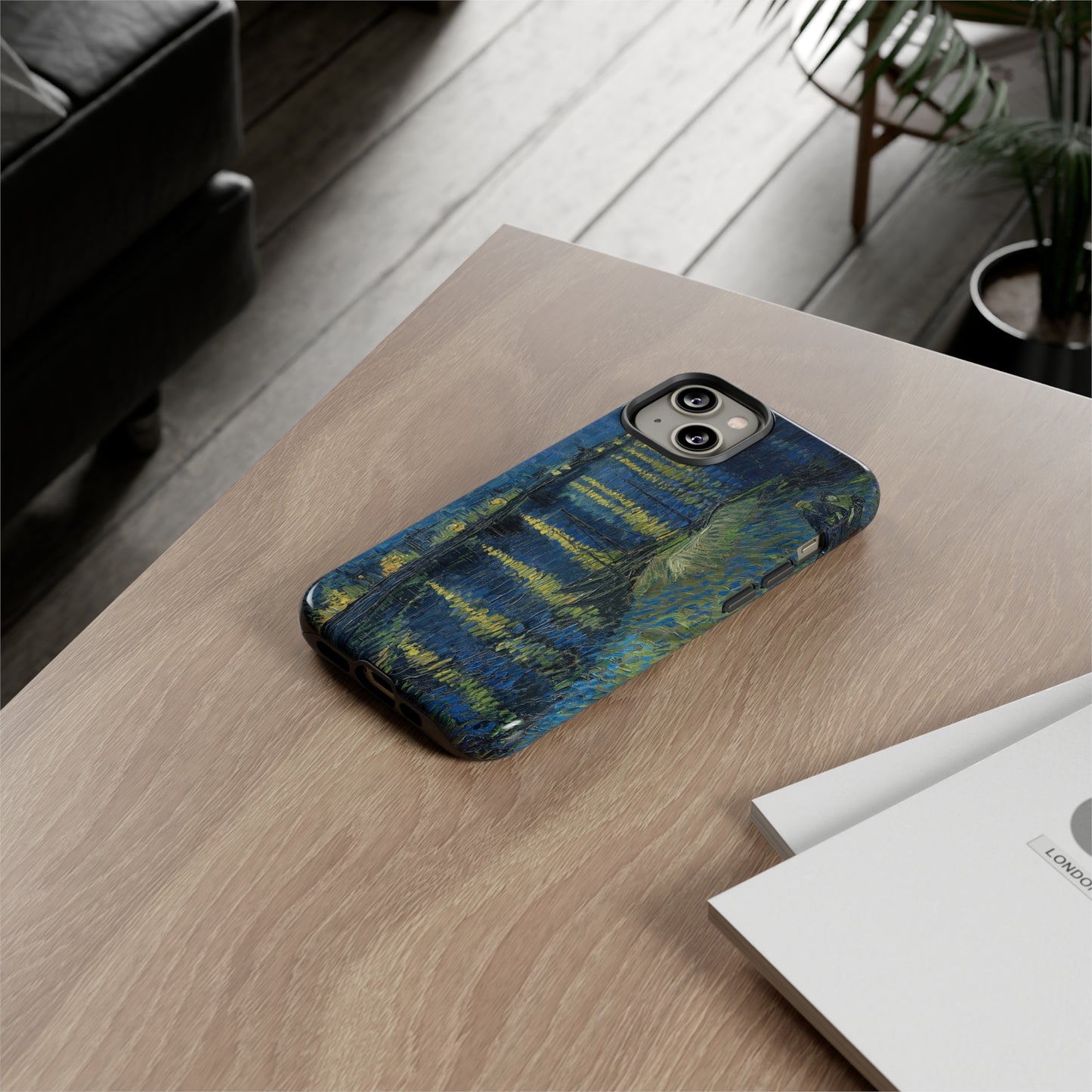 Starry Night over the Rhone by Vincent Van Gogh - Cell Phone Case