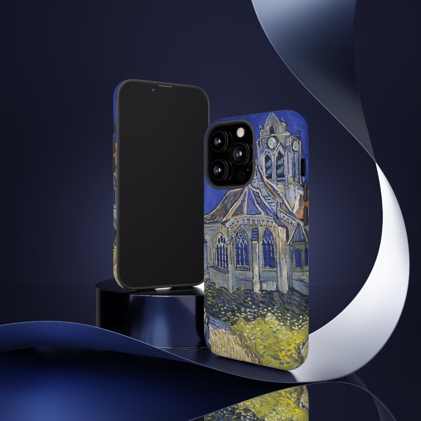 The Church in Auvers sur Oise by Vincent Van Gogh - Cell Phone Case