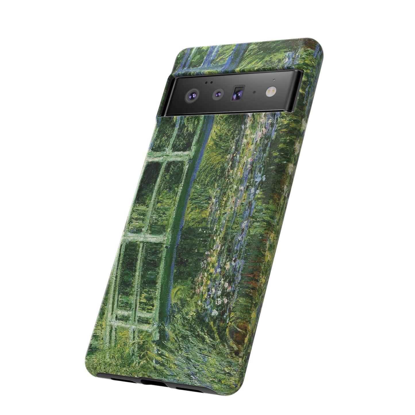 Water Lilies and a Japanese Bridge by Claude Monet - Cell Phone Case